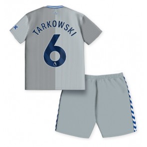 Everton James Tarkowski #6 Dětské Alternativní dres komplet 2023-24 Krátký Rukáv (+ trenýrky)